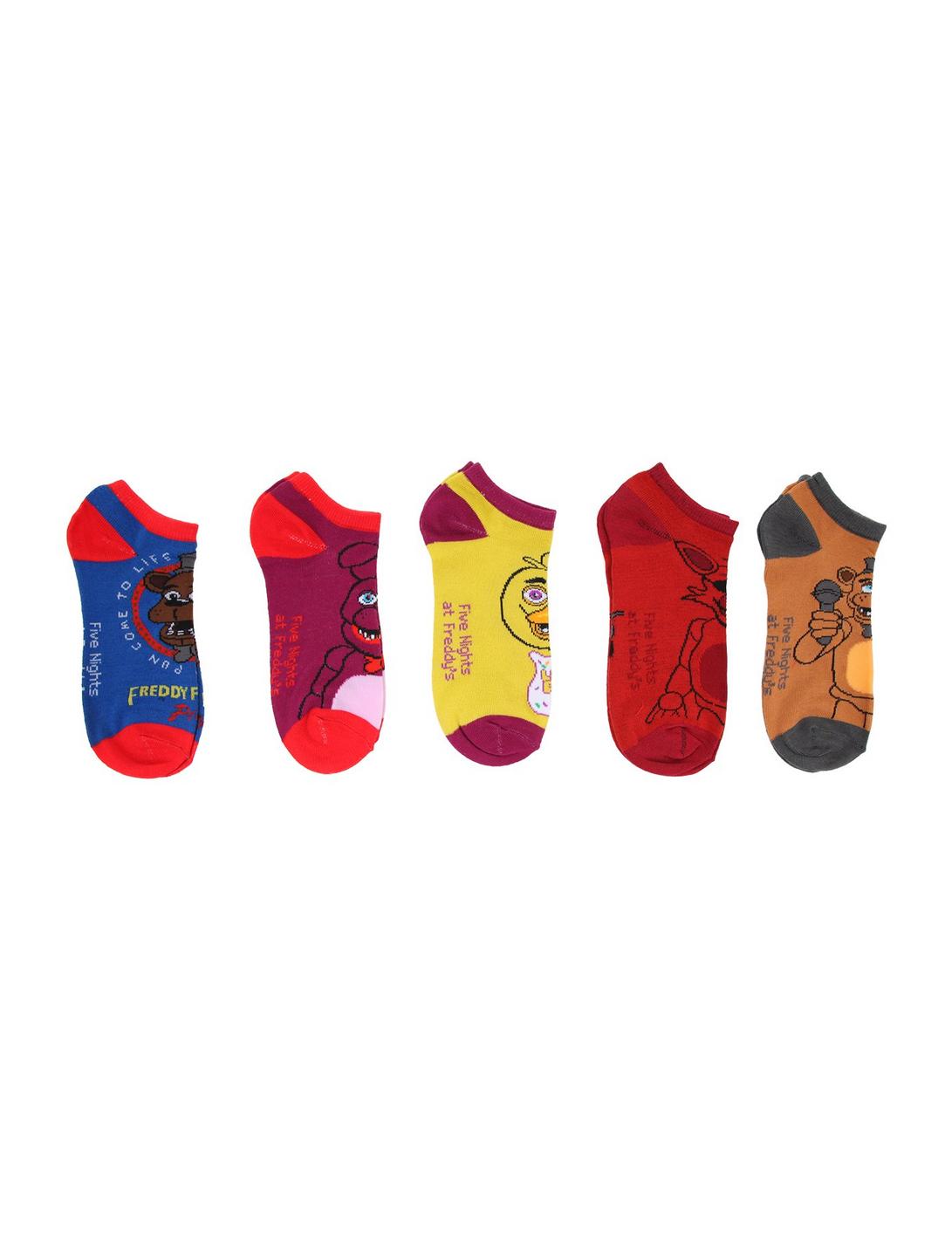 Five Nights At Freddy’s Mix & Match Ankle Socks 5 Pair, , hi-res