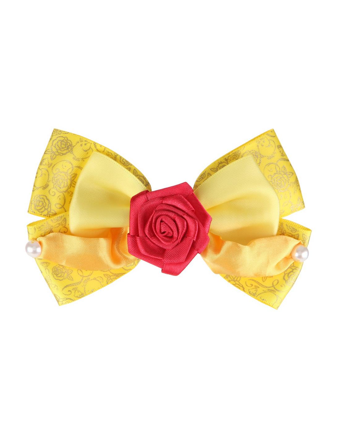 Disney Beauty And The Beast Belle Dress Cosplay Hair Bow, , hi-res