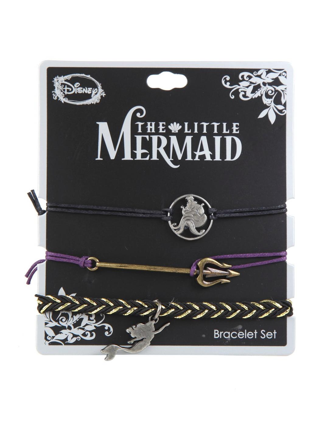 Disney The Little Mermaid Icons Bracelet Set, , hi-res