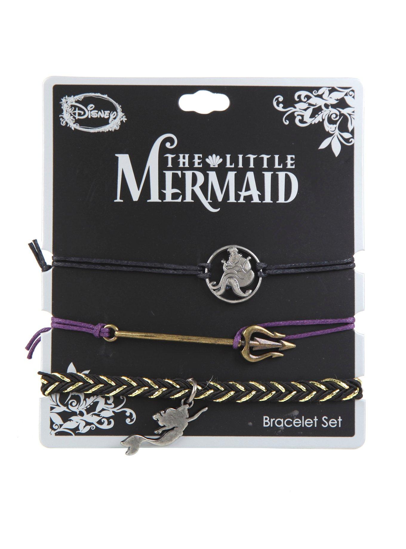 Disney The Little Mermaid Icons Bracelet Set, , hi-res