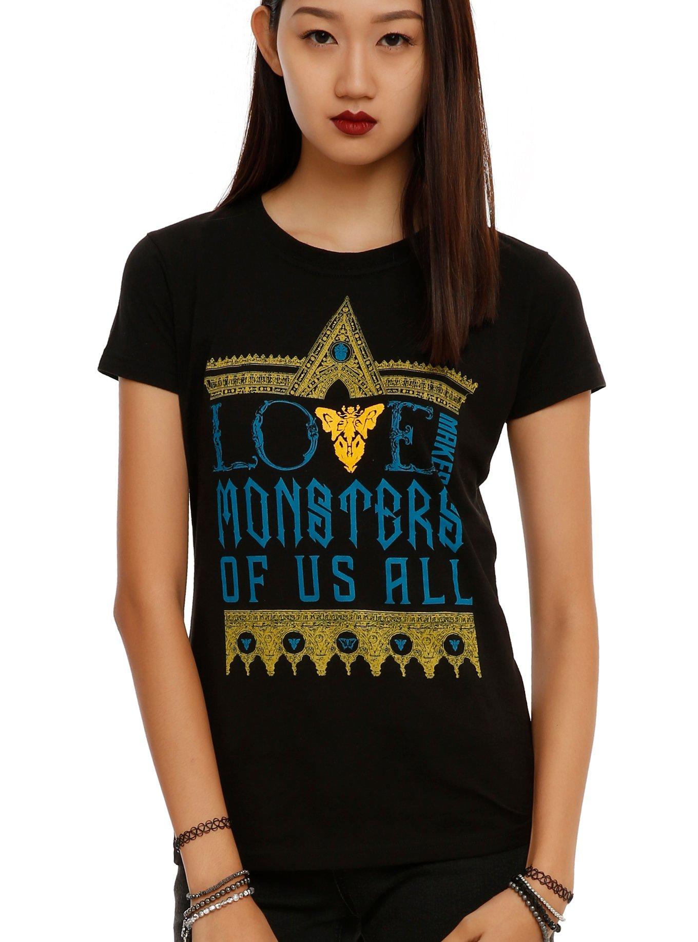 Crimson Peak Love Makes Monsters Of Us All Girls T-Shirt, , hi-res