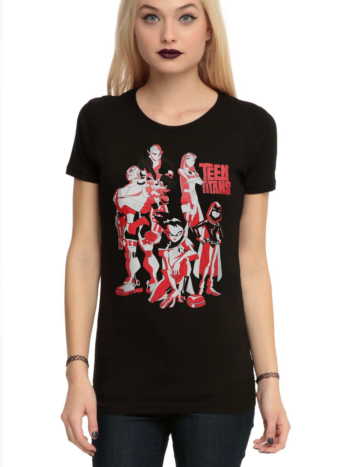 Teen Titans Color Group T-Shirt