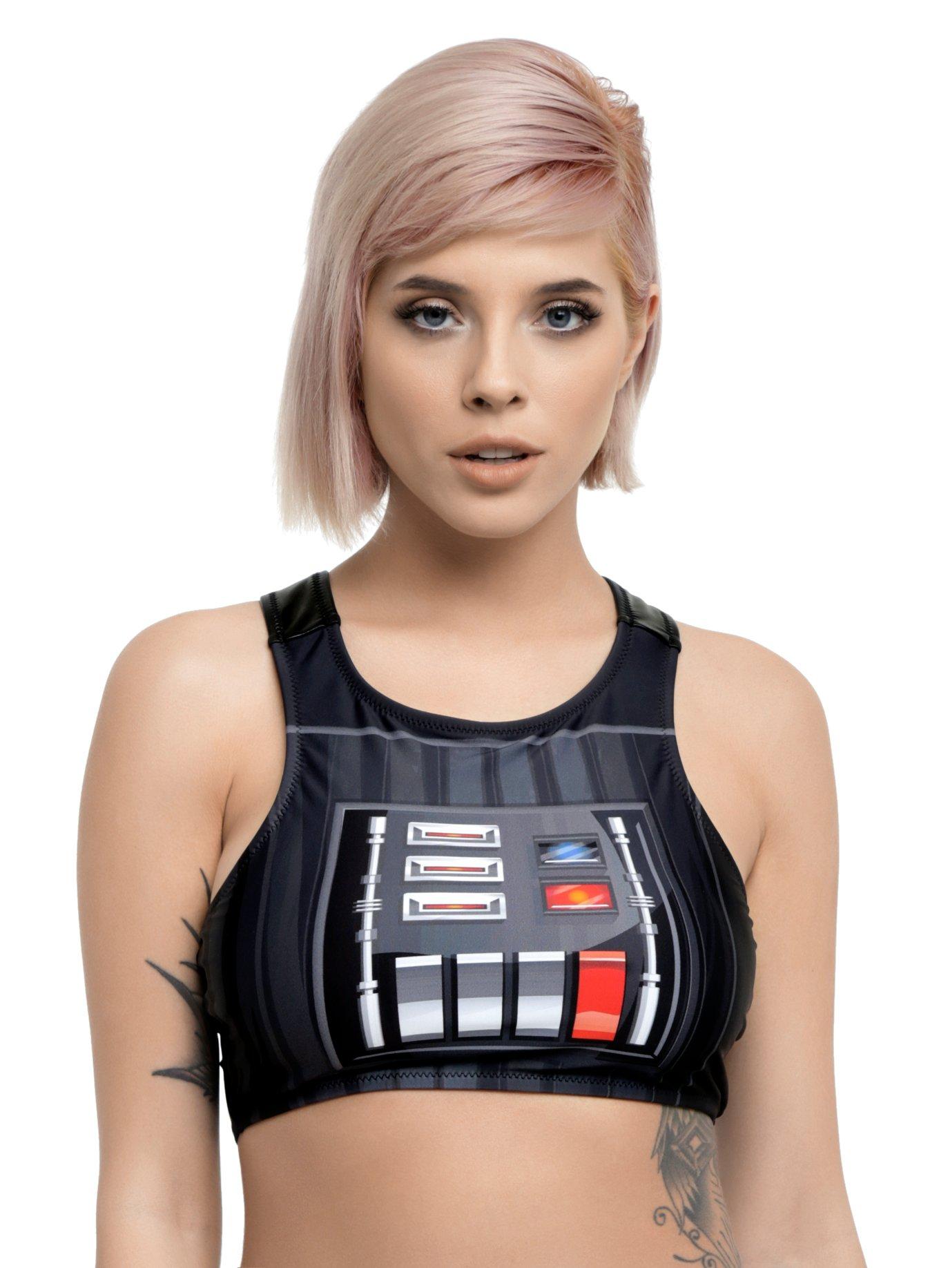 Star Wars Darth Vader Swim Top, BLACK, hi-res