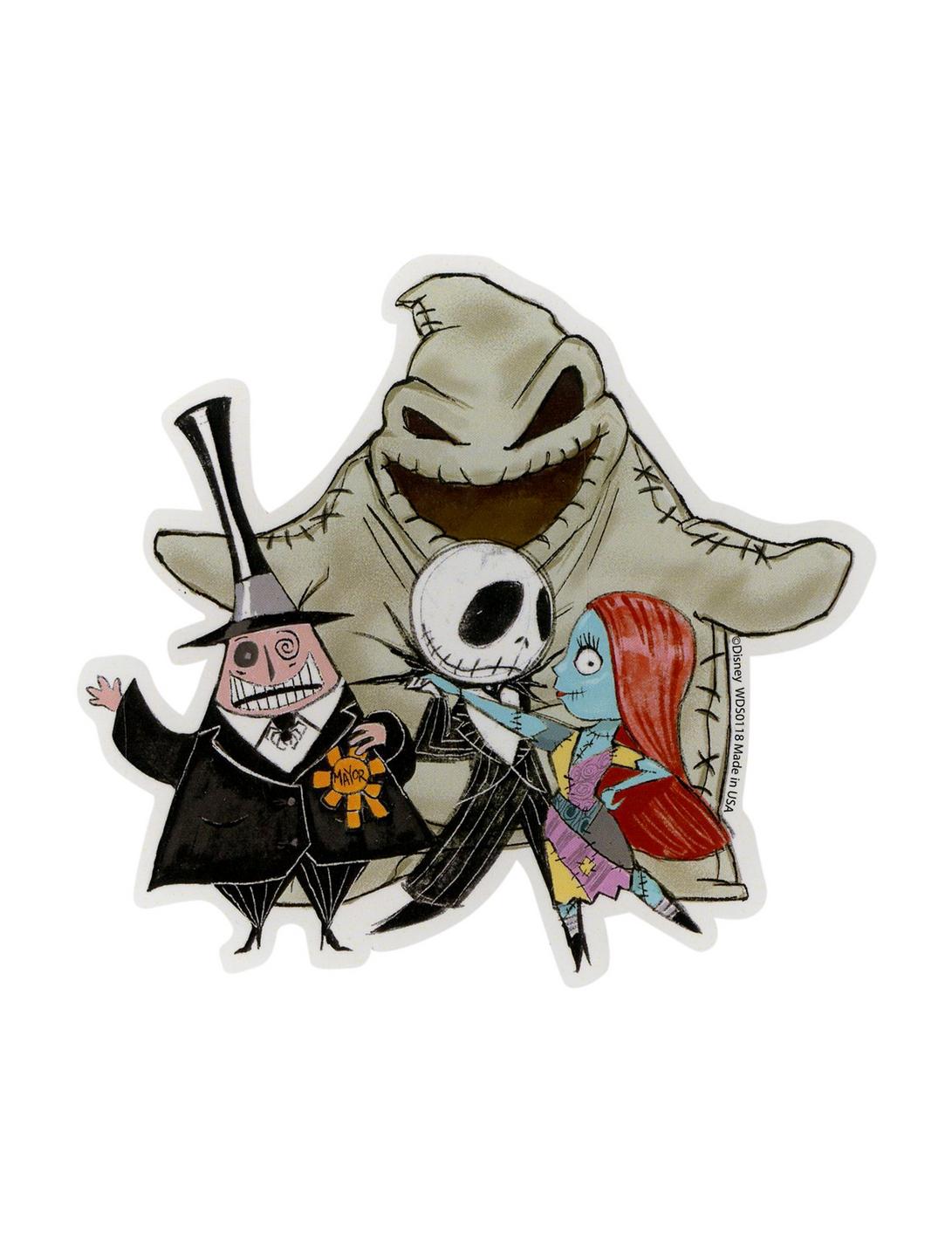 The Nightmare Before Christmas Group Dance Sticker, , hi-res