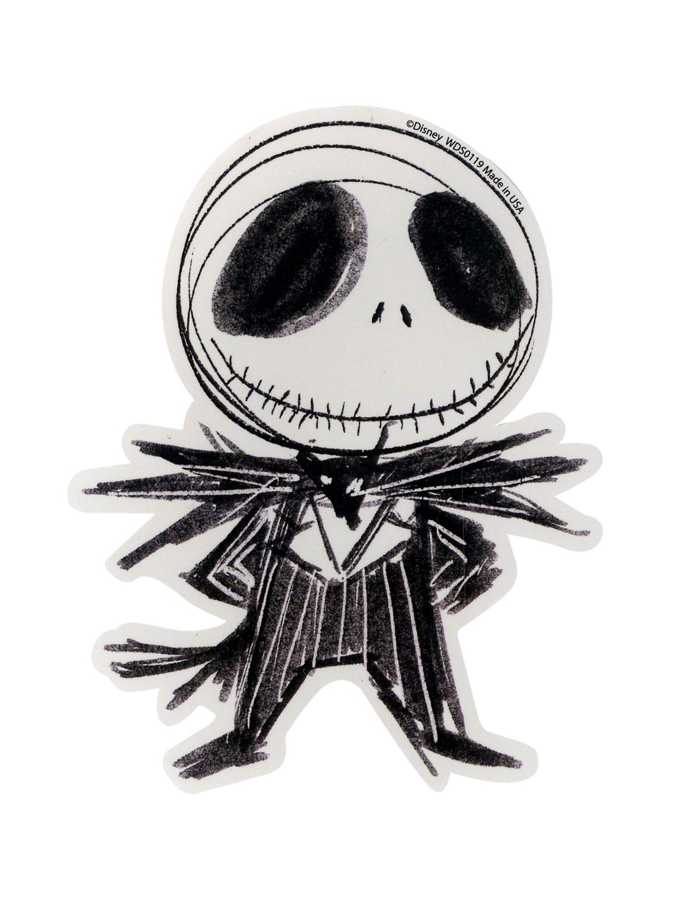 The Nightmare Before Christmas Jack Skellington Sticker, , hi-res