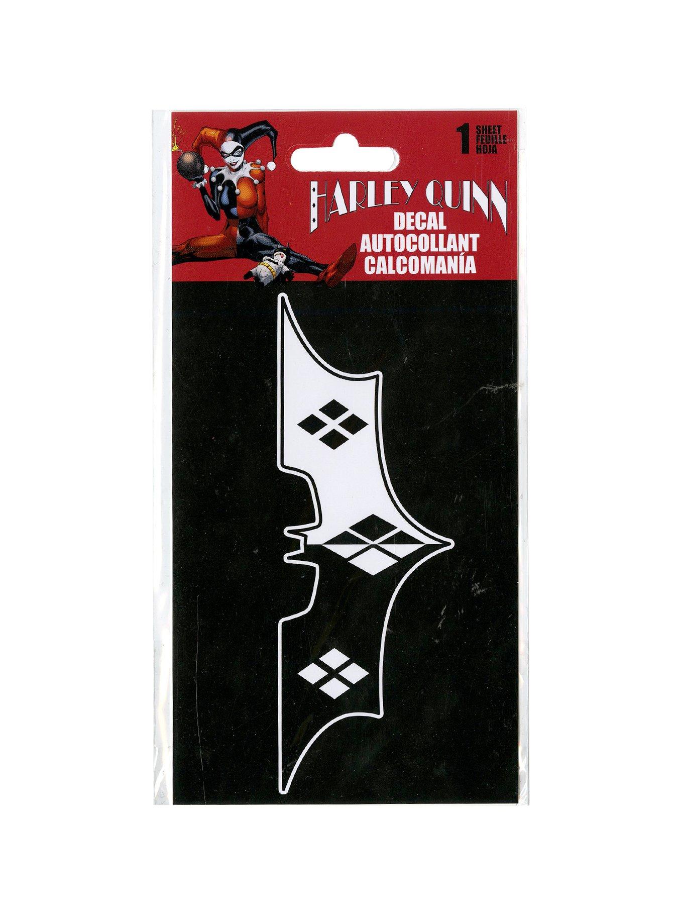 DC Comics Harley Quinn Batman Logo Decal, , hi-res