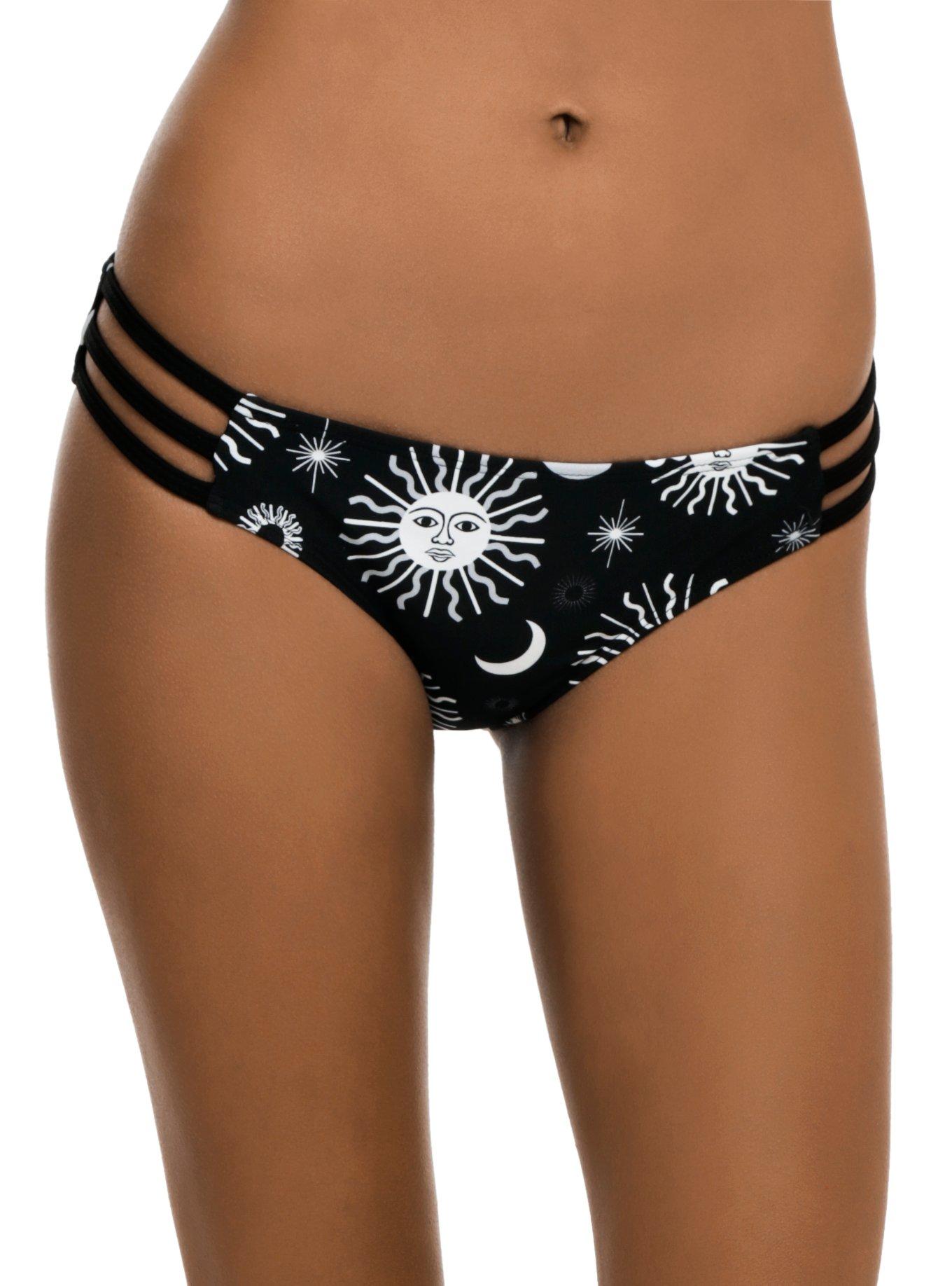 Celestial Swim Bottoms, BLACK, hi-res