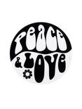 Peace & Love Sticker, , hi-res
