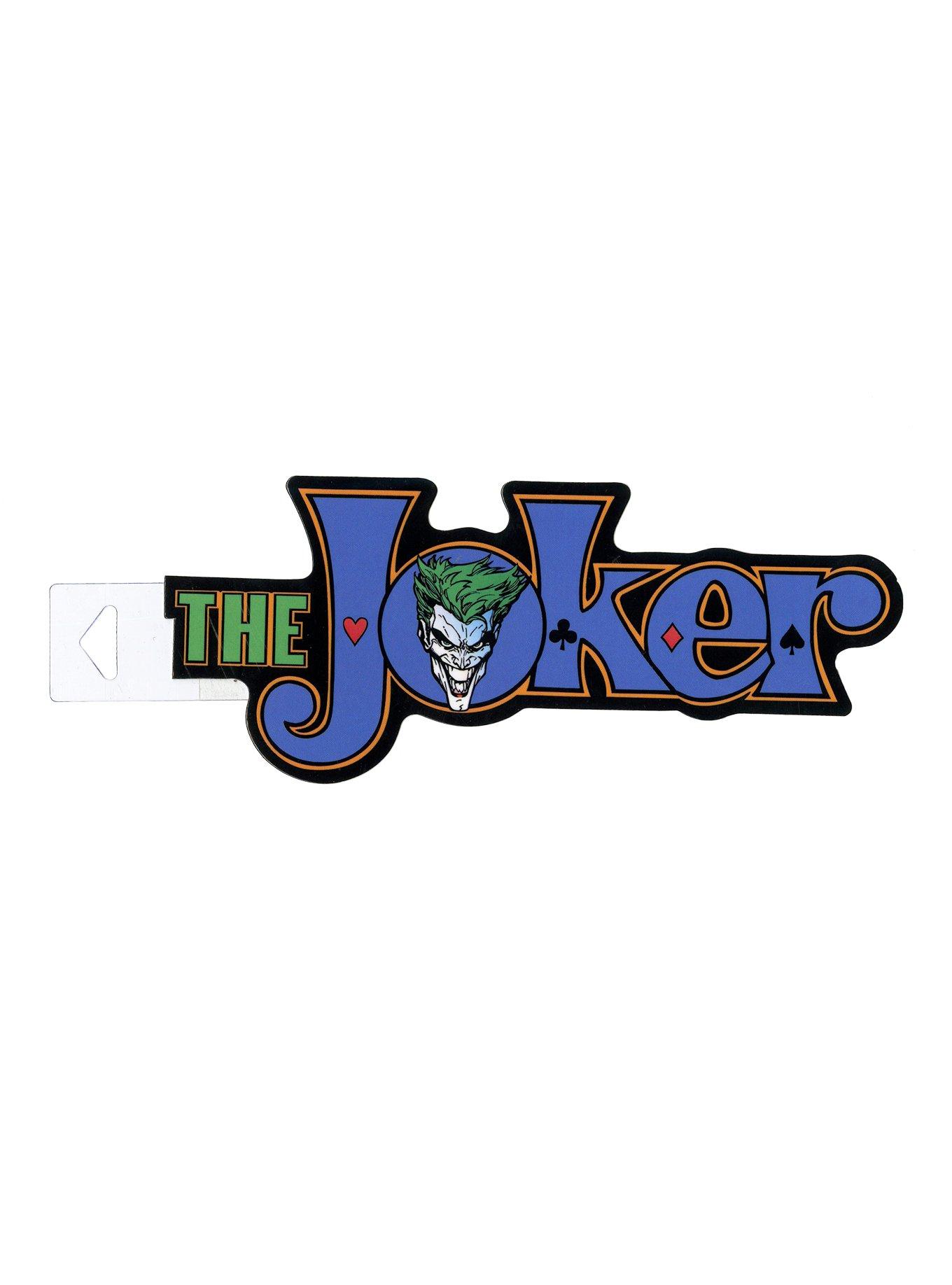 DC Comics The Joker Logo Sticker, , hi-res