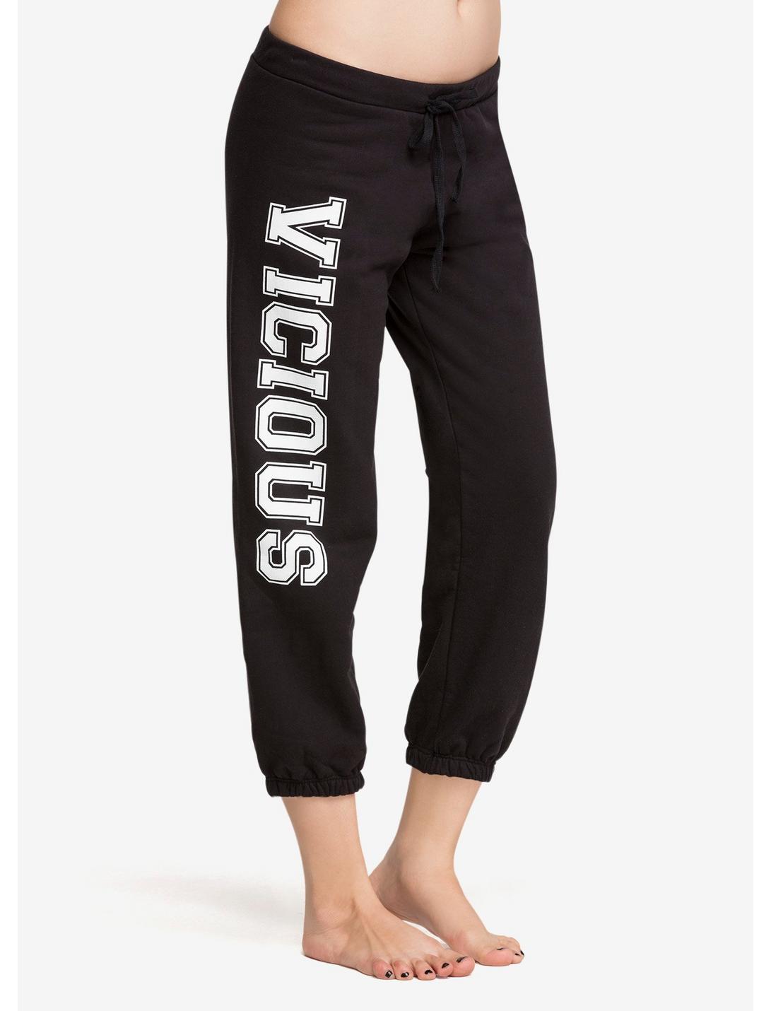 Vicious Crop Pants, BLACK, hi-res