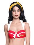 DC Comics Wonder Woman Bombshell Swim Top, RED, hi-res