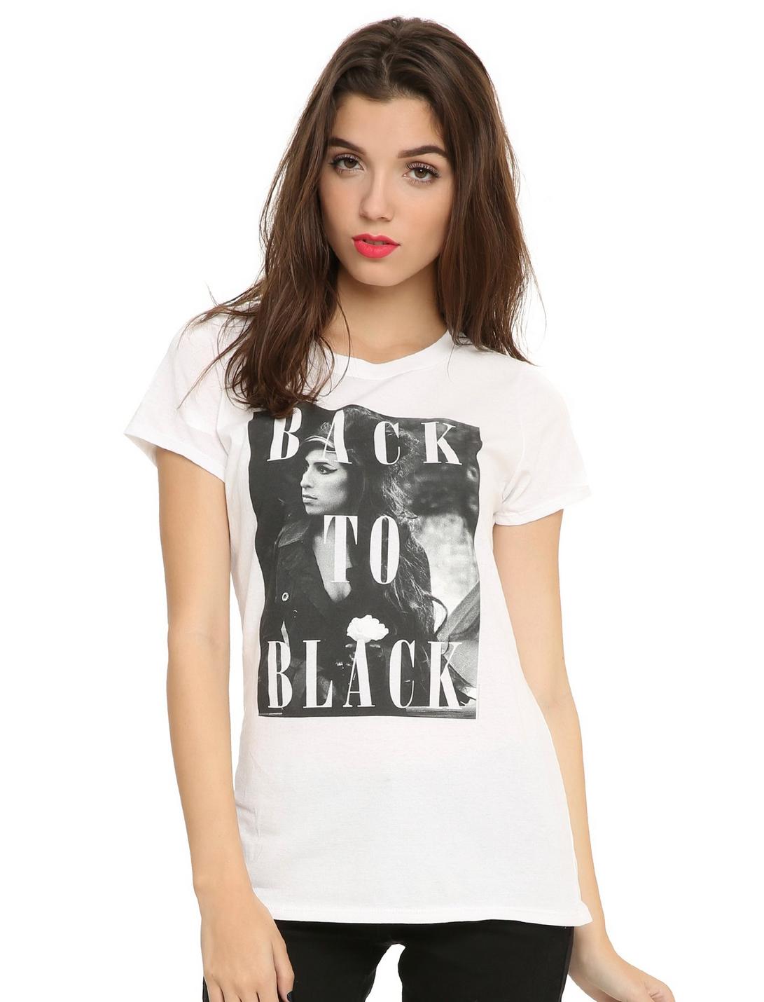 Amy Winehouse Back To Black Girls T-Shirt, , hi-res