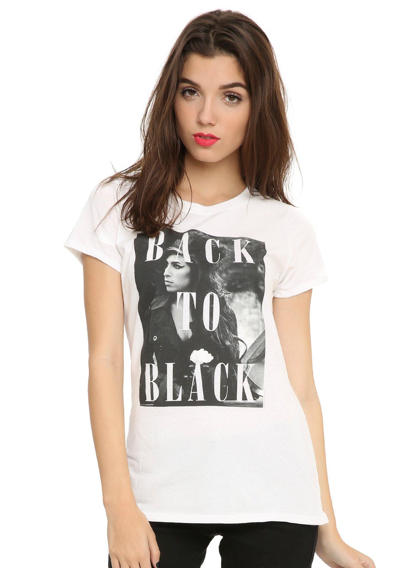 Amy Winehouse Back To Black Girls T-Shirt, , hi-res