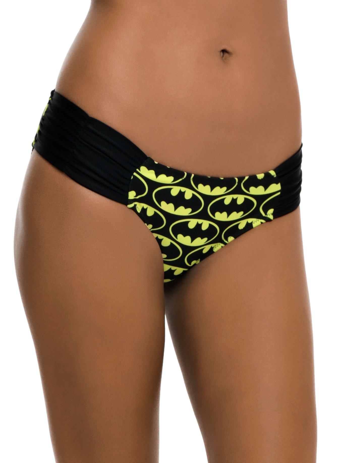 DC Comics Batman Swim Bottoms, BLACK, hi-res