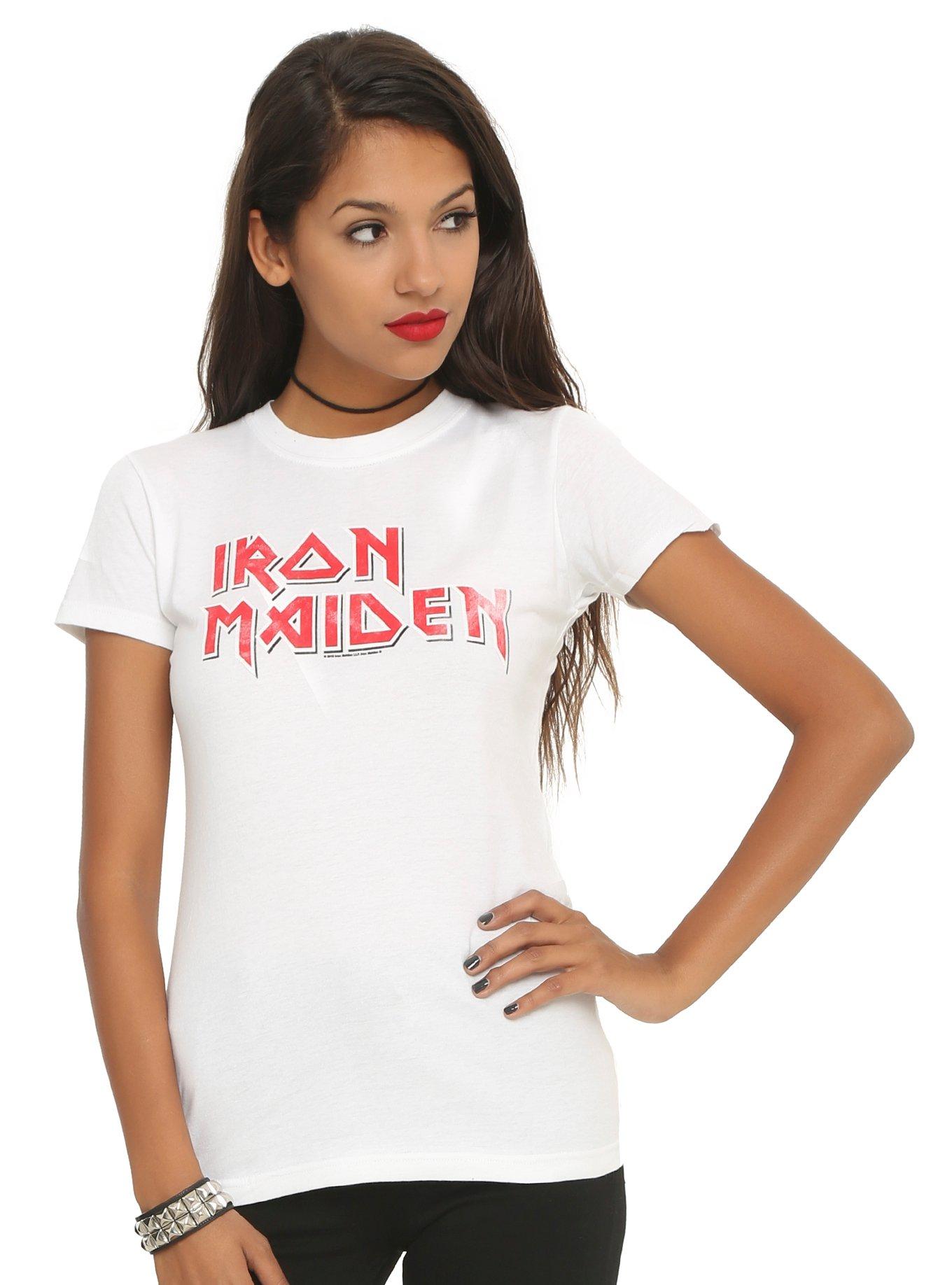 Iron Maiden Logo Girls T-Shirt | Hot Topic