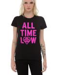 All Time Low Fuchsia Logo Girls T-Shirt, , hi-res