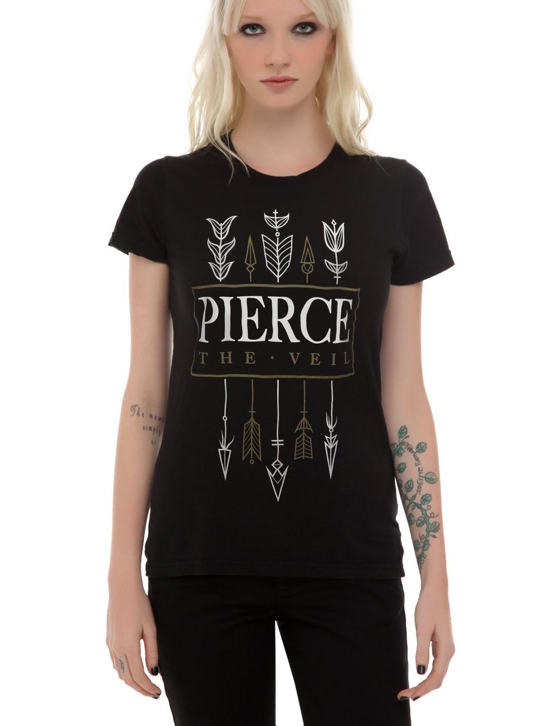 Pierce The Veil Arrows Logo Girls T-Shirt, , hi-res