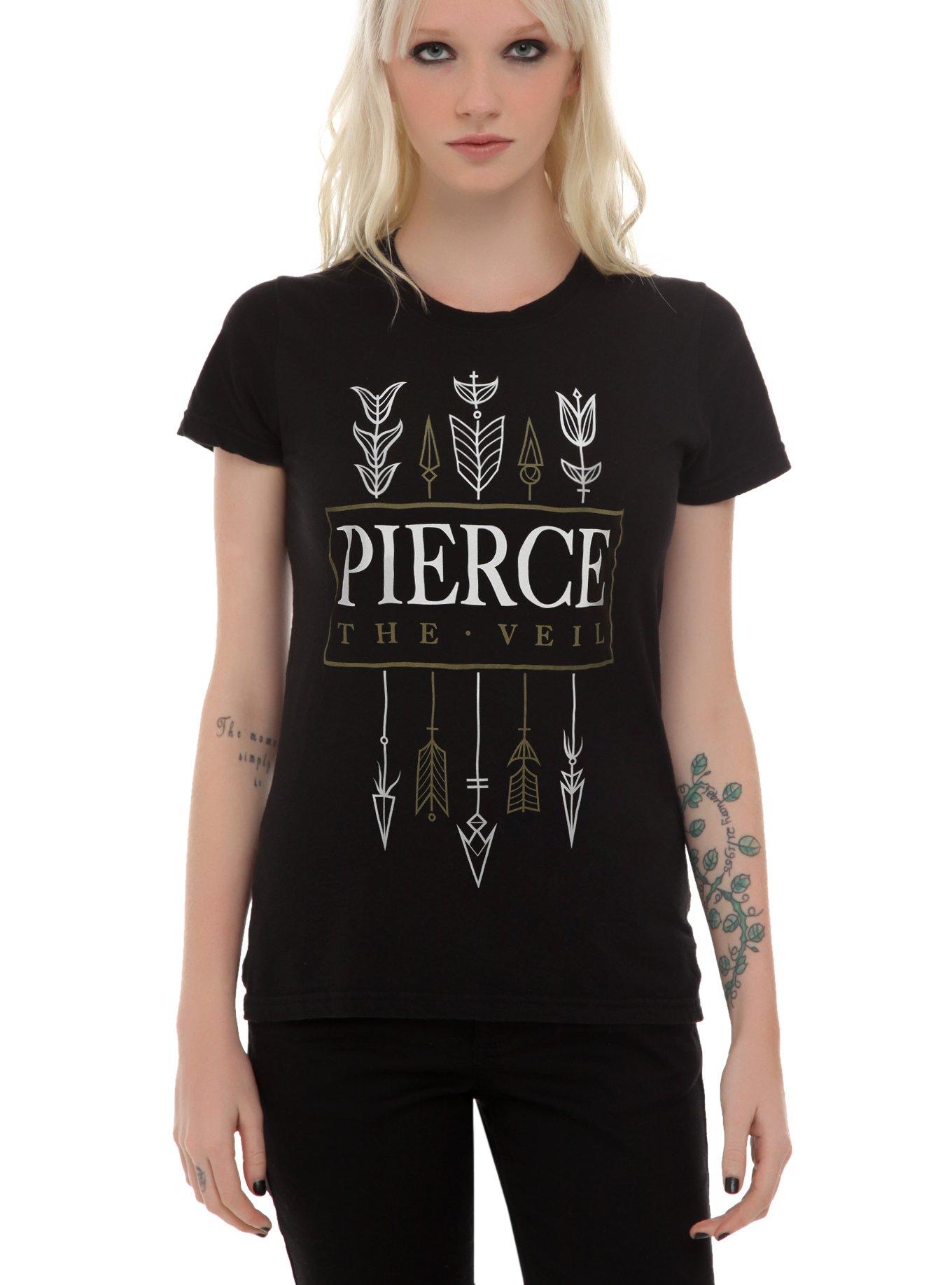 Pierce The Veil Arrows Logo Girls T-Shirt, , hi-res