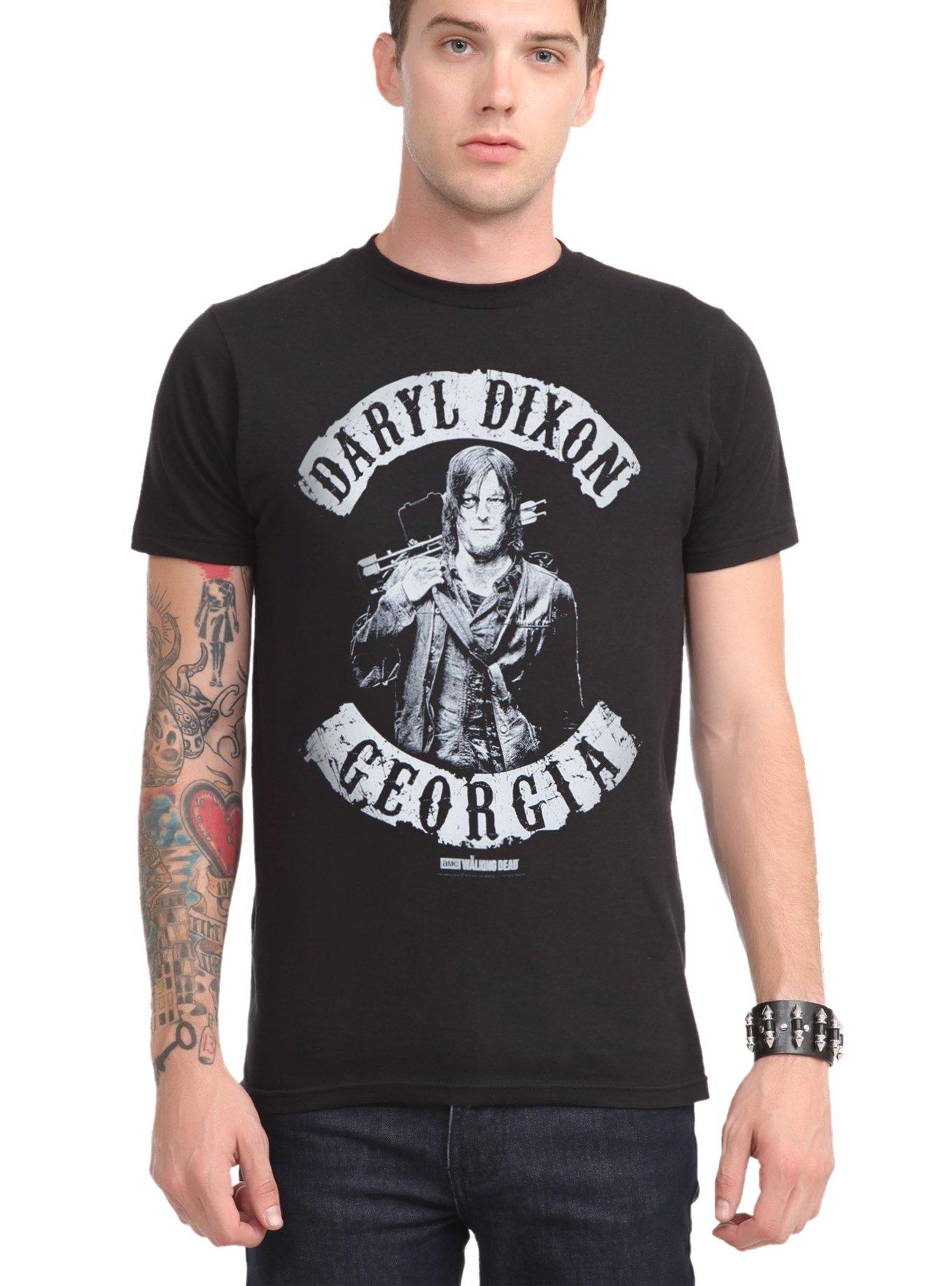 The Walking Dead Daryl Dixon Georgia T-Shirt, BLACK, hi-res