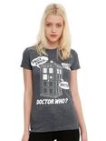 Doctor Who TARDIS Knock Knock Joke Girls T-Shirt, , hi-res