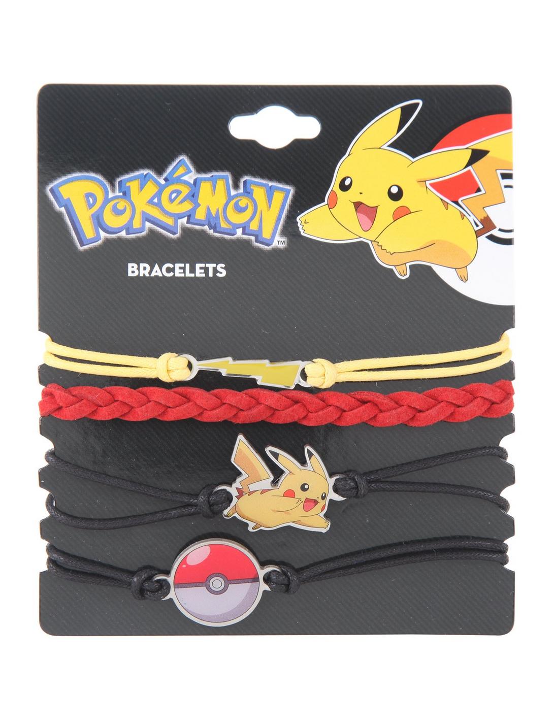 Pokemon Pikachu Cord Bracelet Set, , hi-res