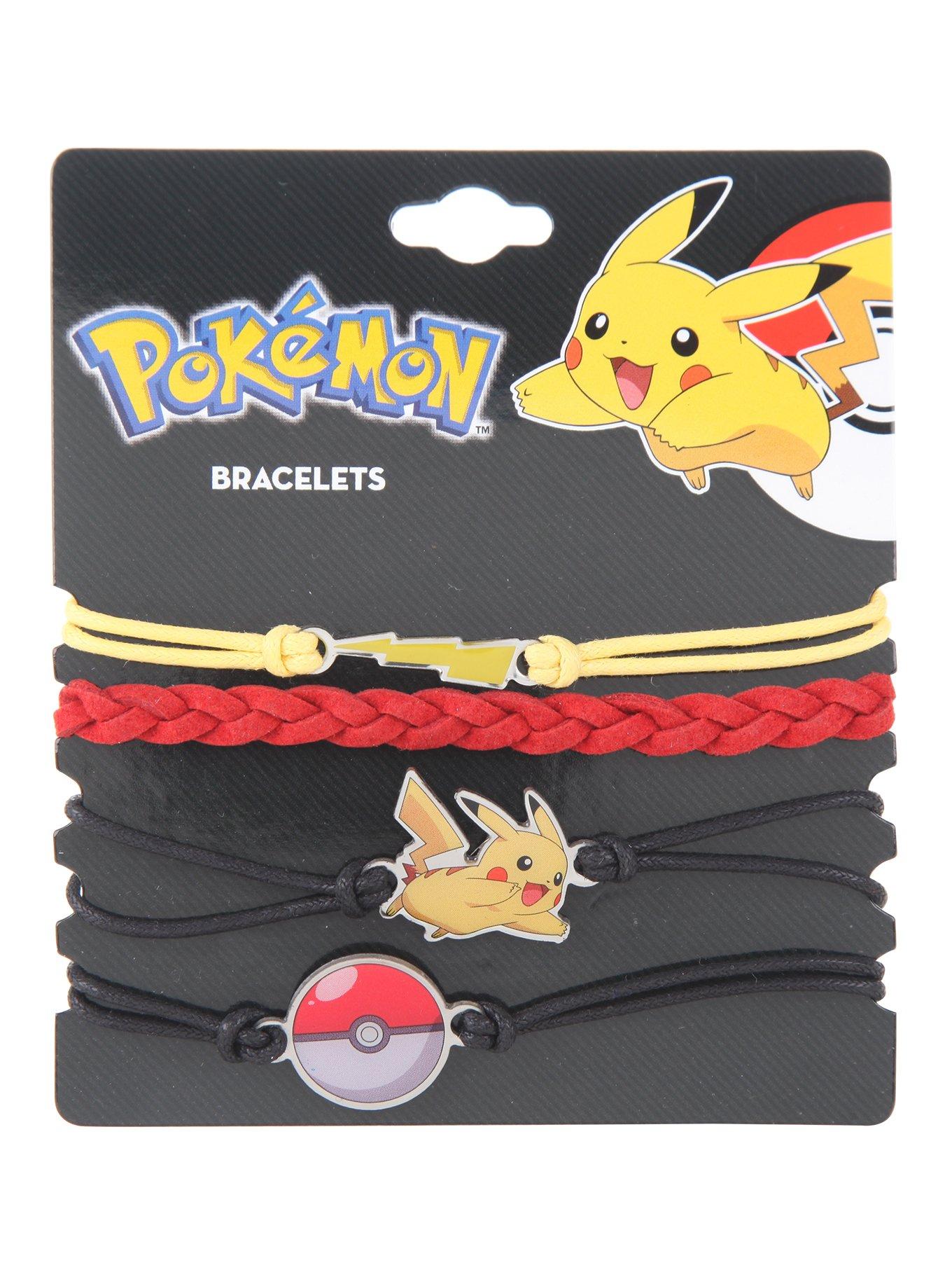 Pokemon Pikachu Cord Bracelet Set, , hi-res