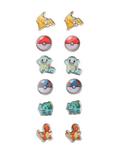 Pokemon Starters Poke Balls Earrings 6 Pair, , hi-res