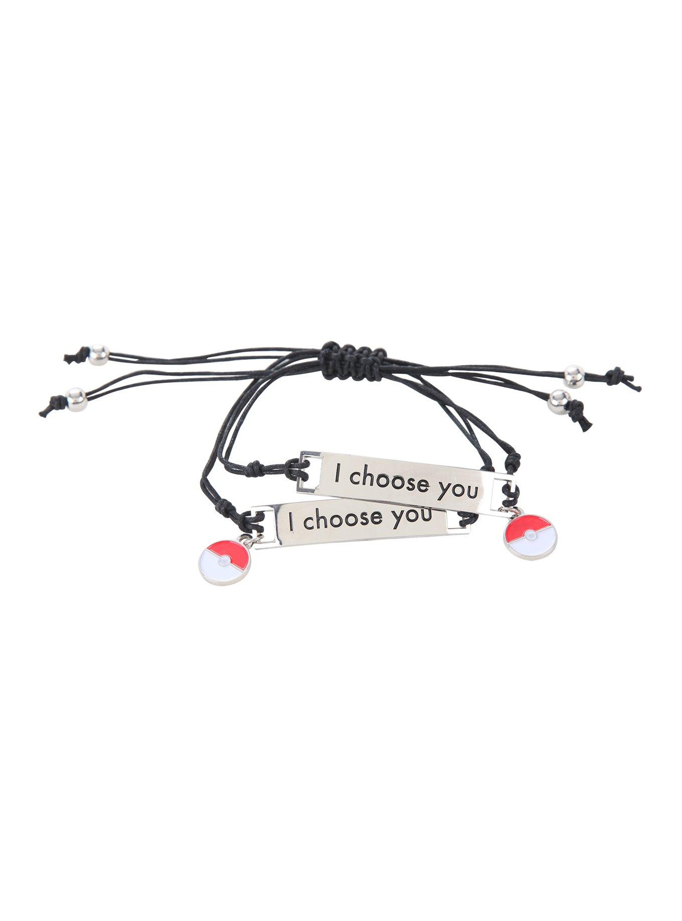 Pokemon I Choose You Cord Bracelet Set, , hi-res