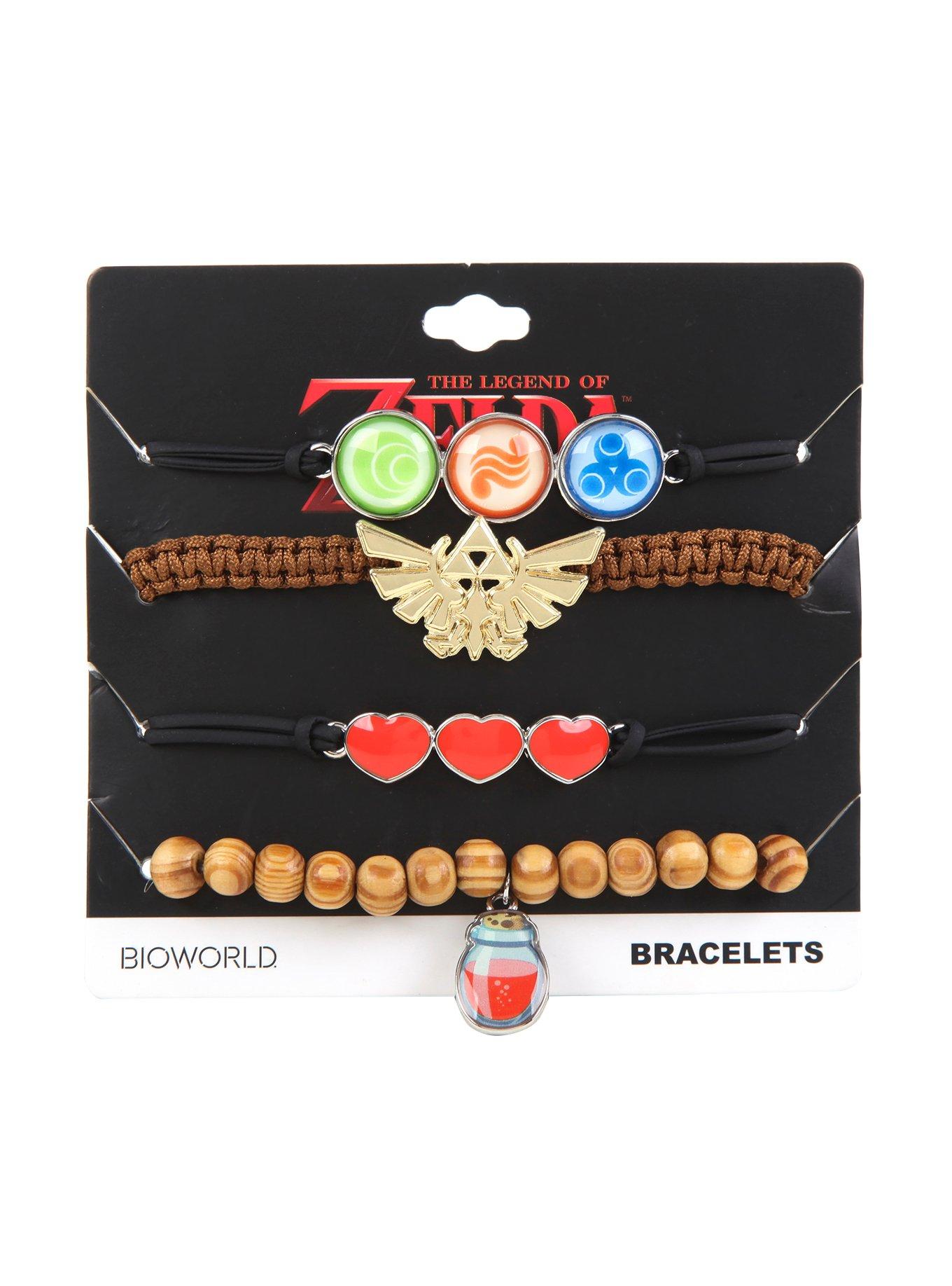 The Legend Of Zelda Icons Bracelet 4 Pack, , hi-res