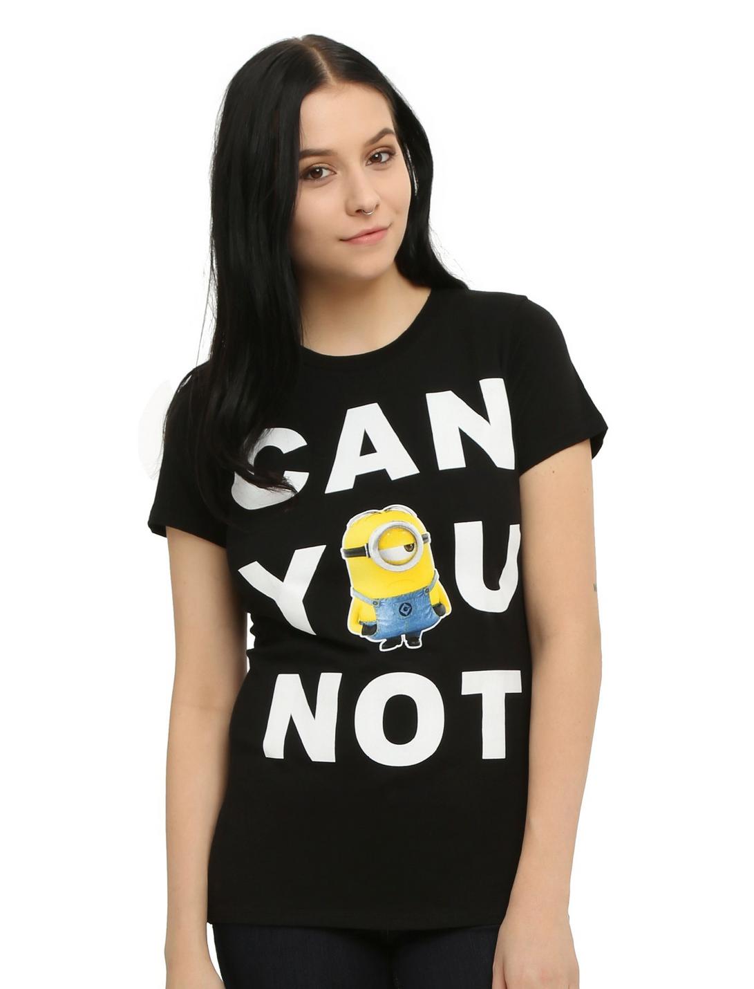Despicable Me Minion Can You Not Girls T-Shirt, , hi-res