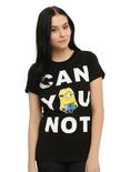 Despicable Me Minion Can You Not Girls T-Shirt, , hi-res