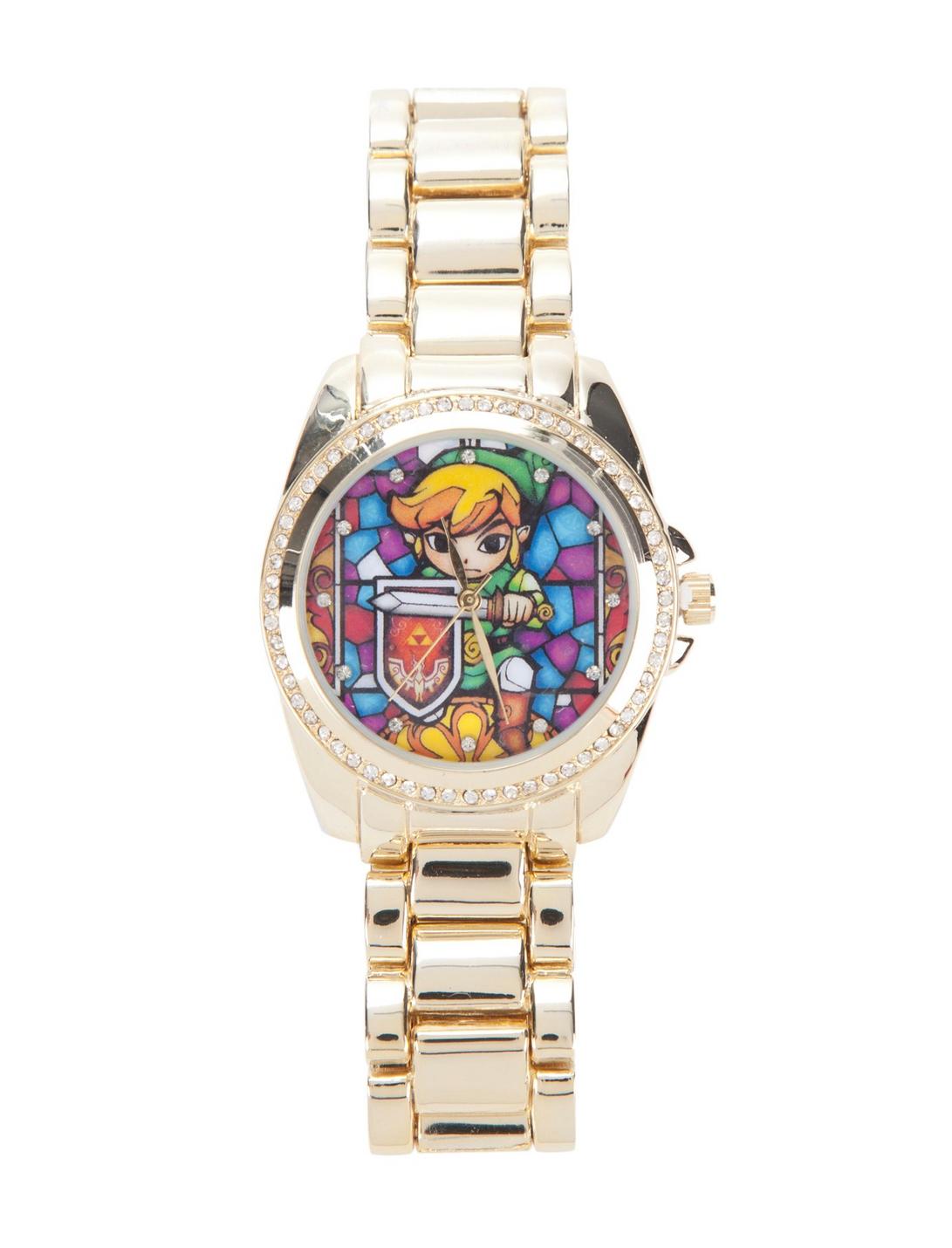 The Legend Of Zelda Link Stained Glass Watch, , hi-res