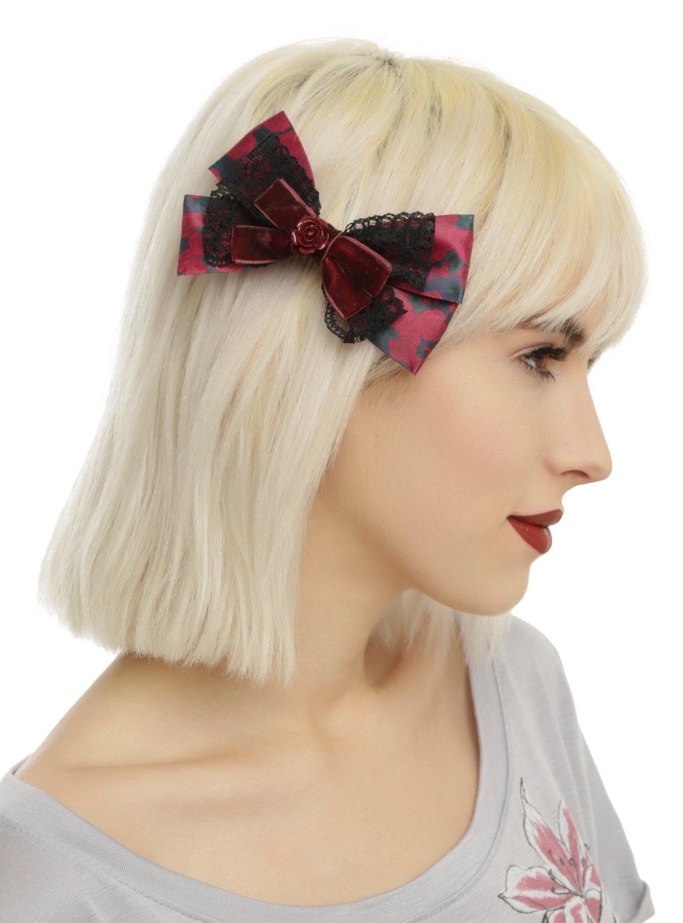 Black Butler Grell Cosplay Hair Bow, , hi-res