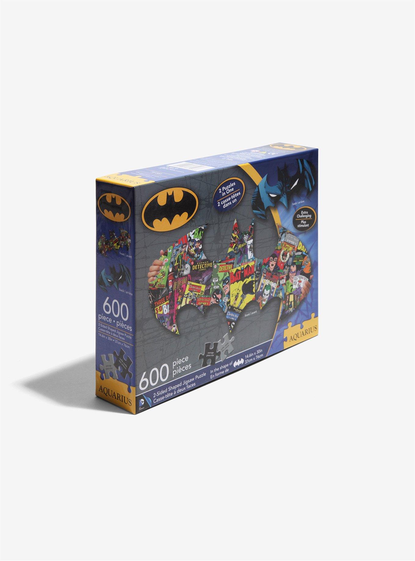 DC Comics Batman Two-Side Logo 600 Piece Jigsaw Puzzle, , hi-res