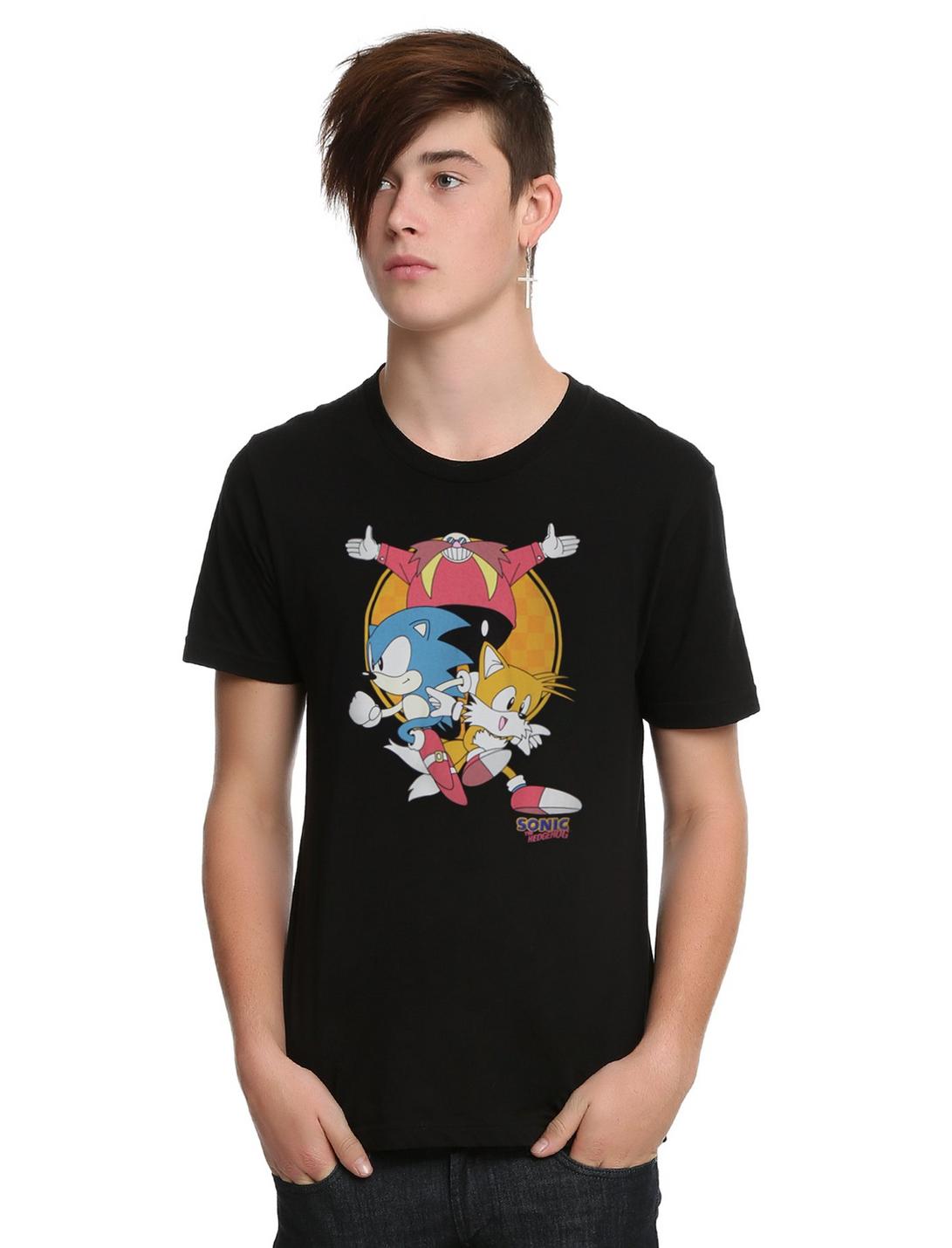 Sonic The Hedgehog Trio T-Shirt, , hi-res