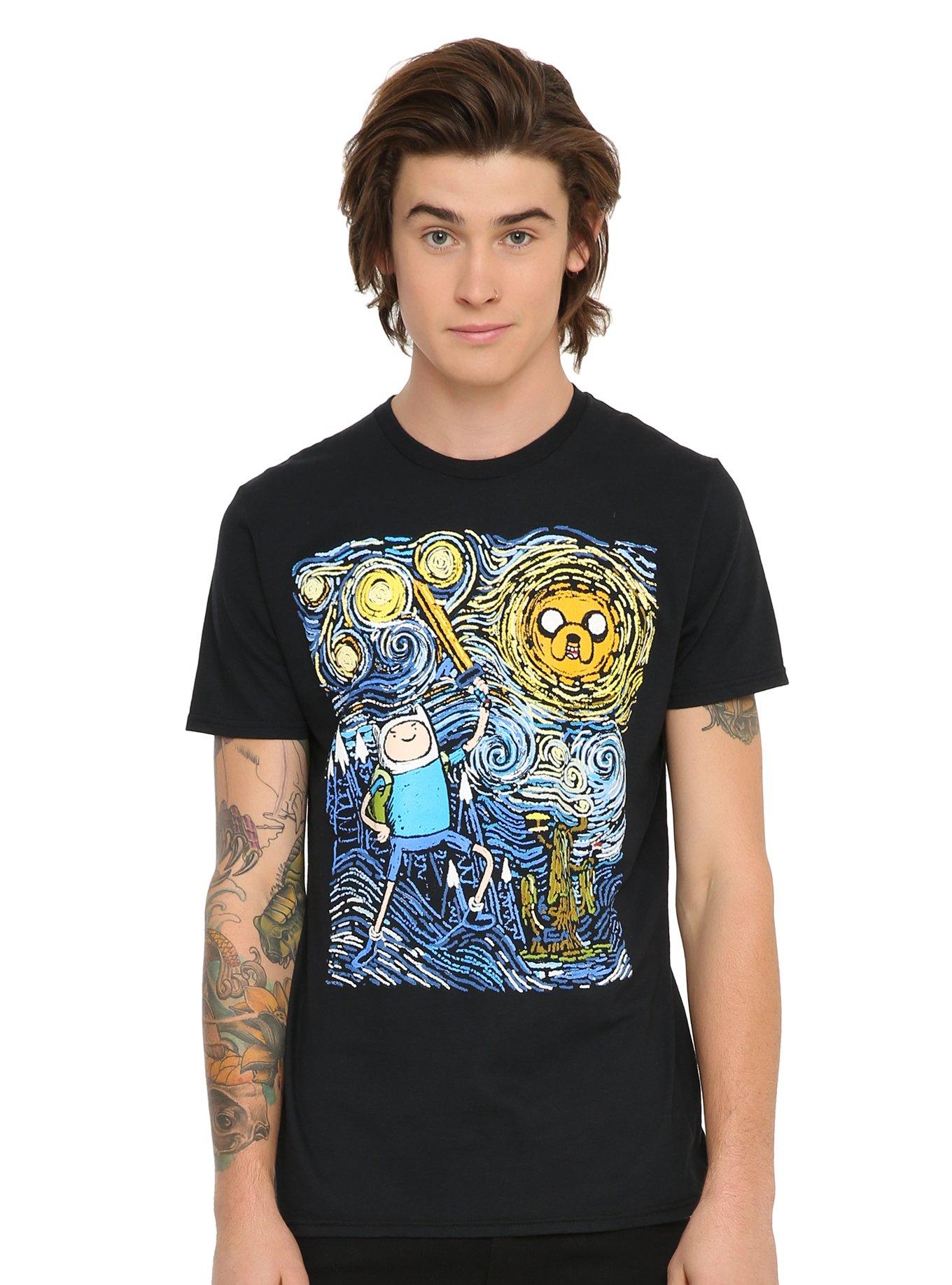 Adventure Time Jake & Finn Starry Night T-Shirt, , hi-res