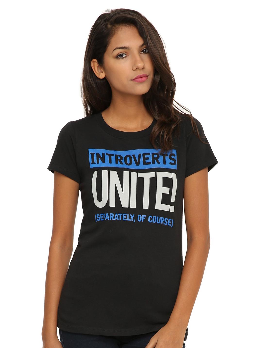 Introverts Unite Girls T-Shirt, , hi-res
