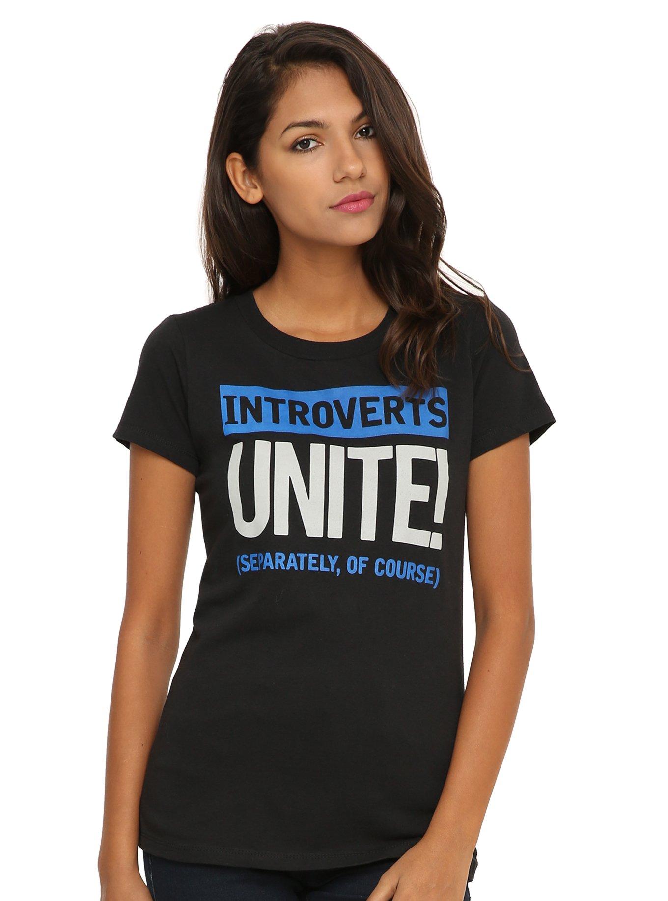 Introverts Unite Girls T-Shirt, , hi-res