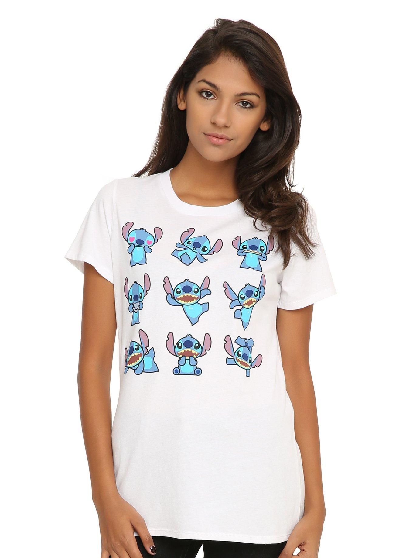 Disney Lilo And Stitch Poses Girls T Shirt Hot Topic 6938