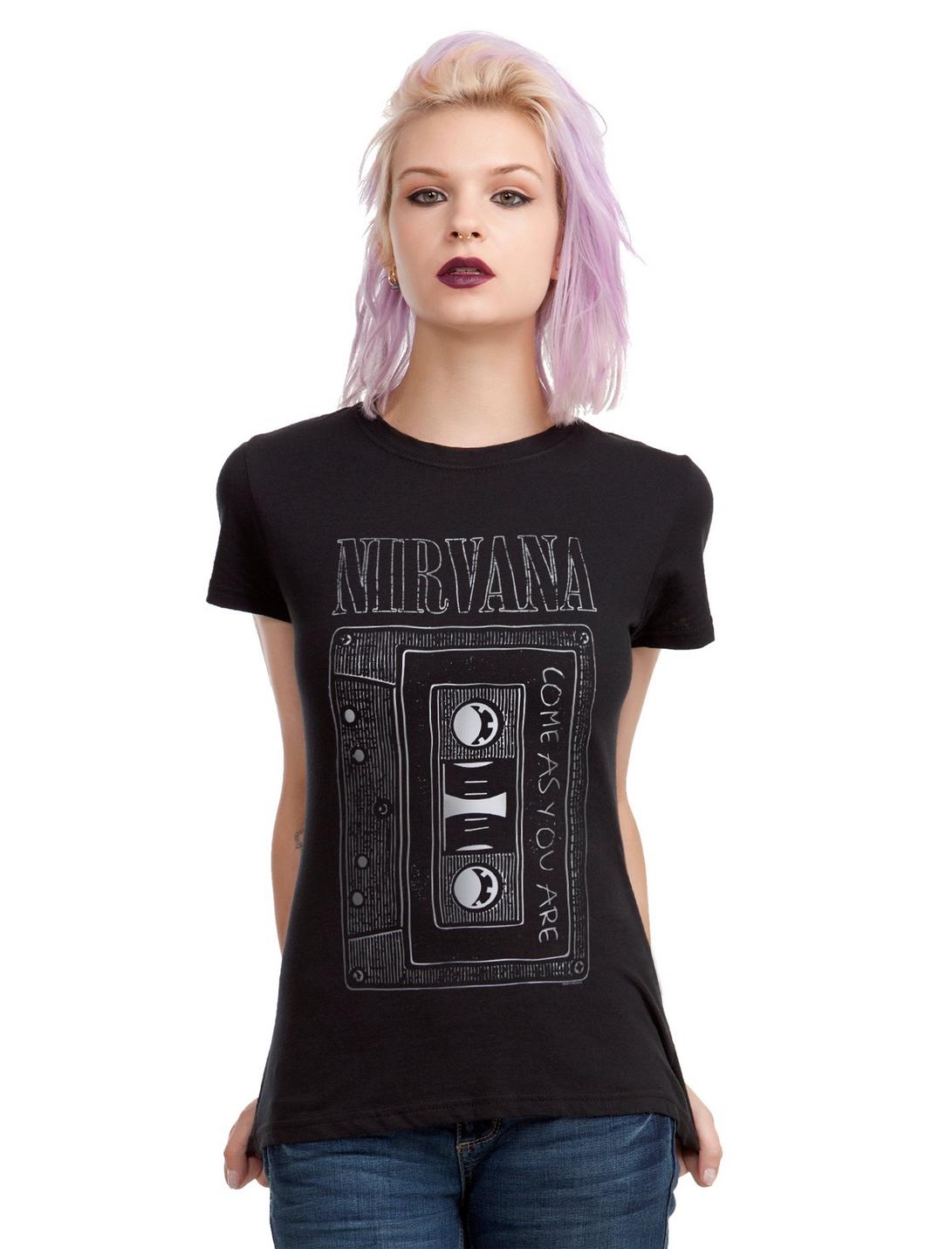 Nirvana Come As You Are Cassette Girls T-Shirt, , hi-res
