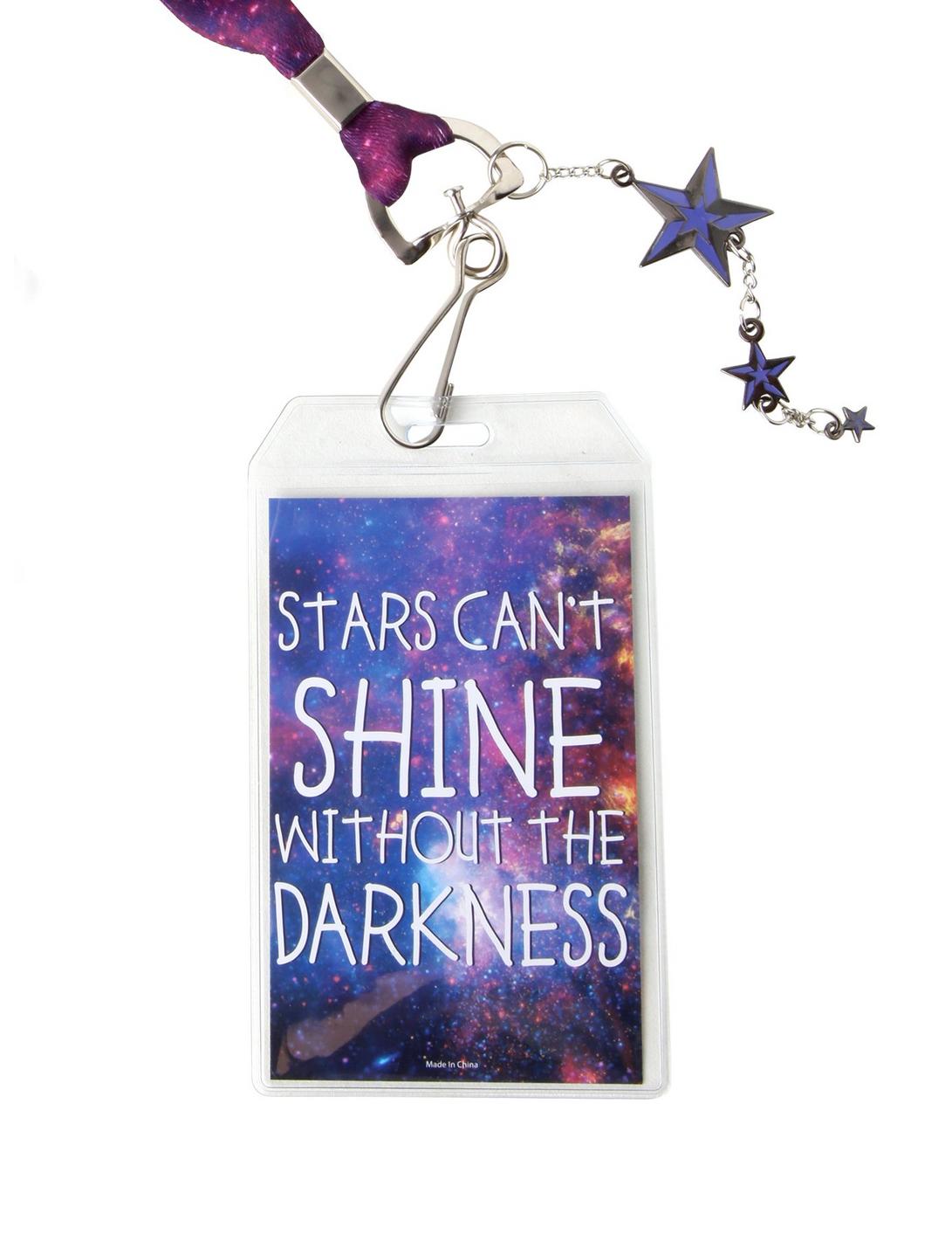 Stars Can't Shine Without Darkness Lanyard, , hi-res