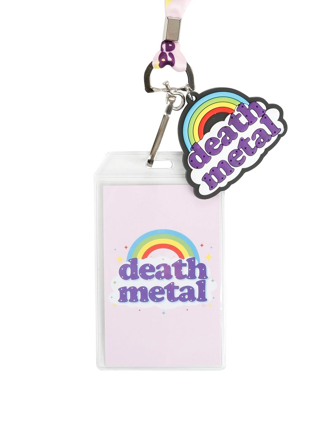 Death Metal Rainbow Lanyard, , hi-res