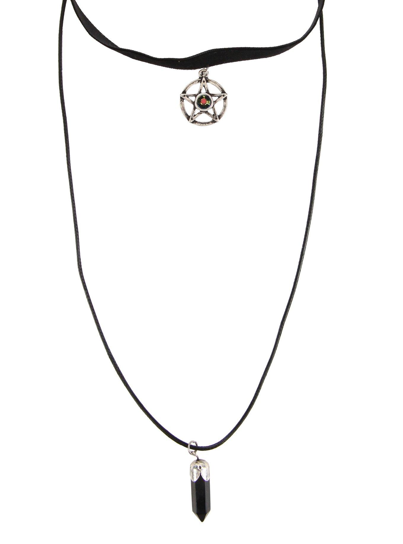 Pentagram necklace on sale hot topic