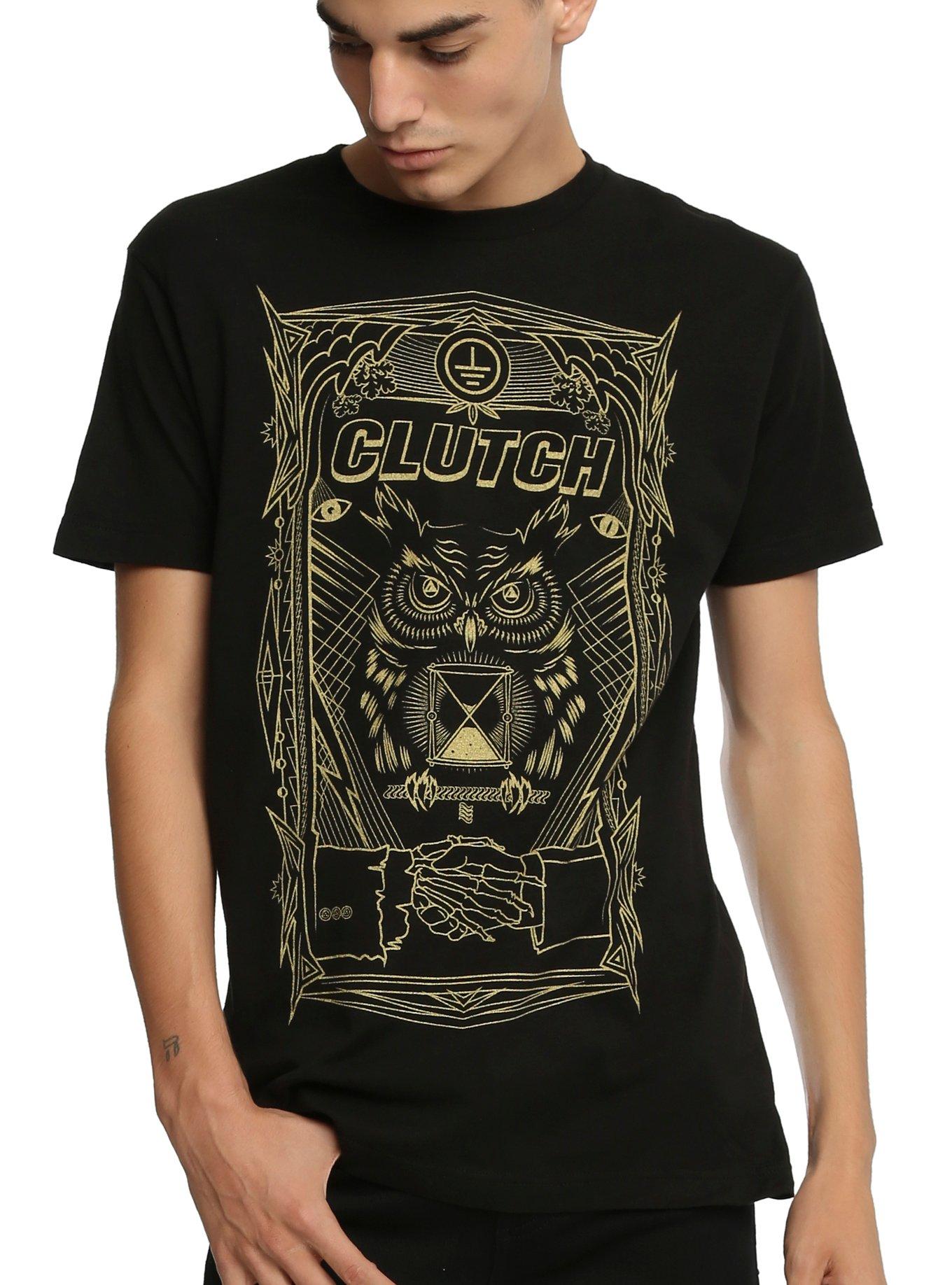 Clutch All Seeing Owl T-shirt, BLACK, hi-res