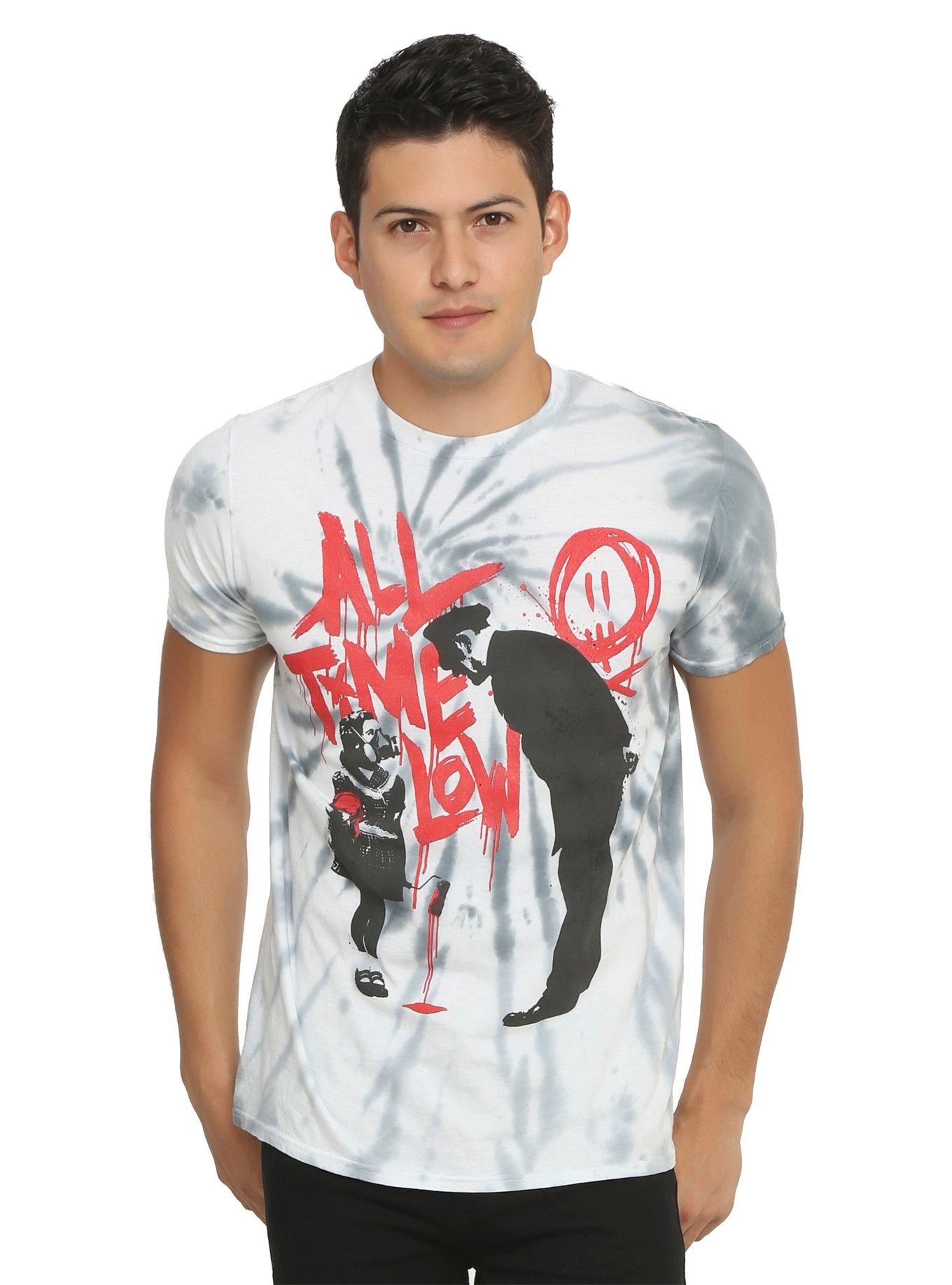 All Time Low Graffiti Tie Dye T-Shirt, TIE DYE, hi-res