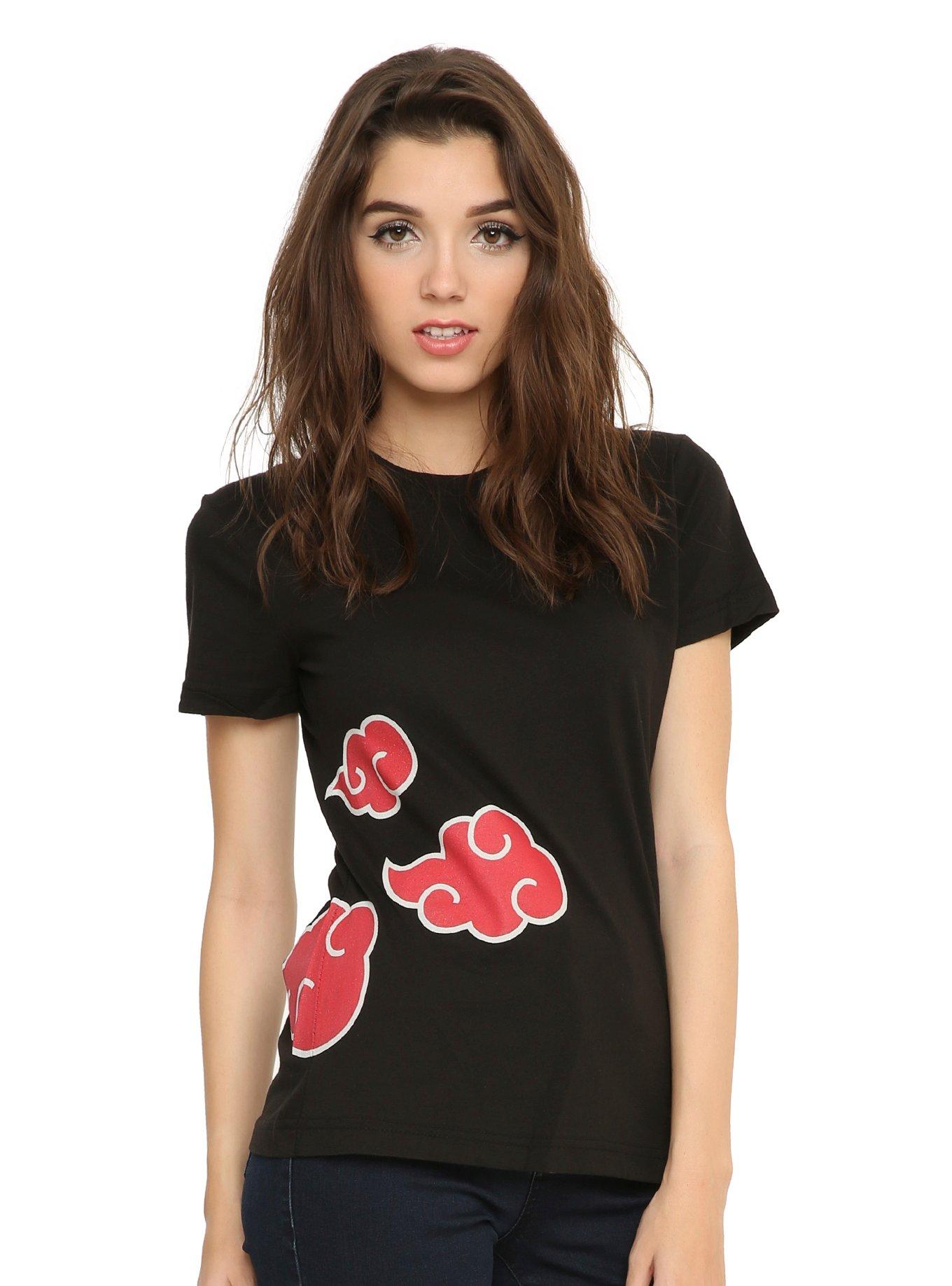 Naruto Shippuden Itachi Clouds Girls T-Shirt, , hi-res