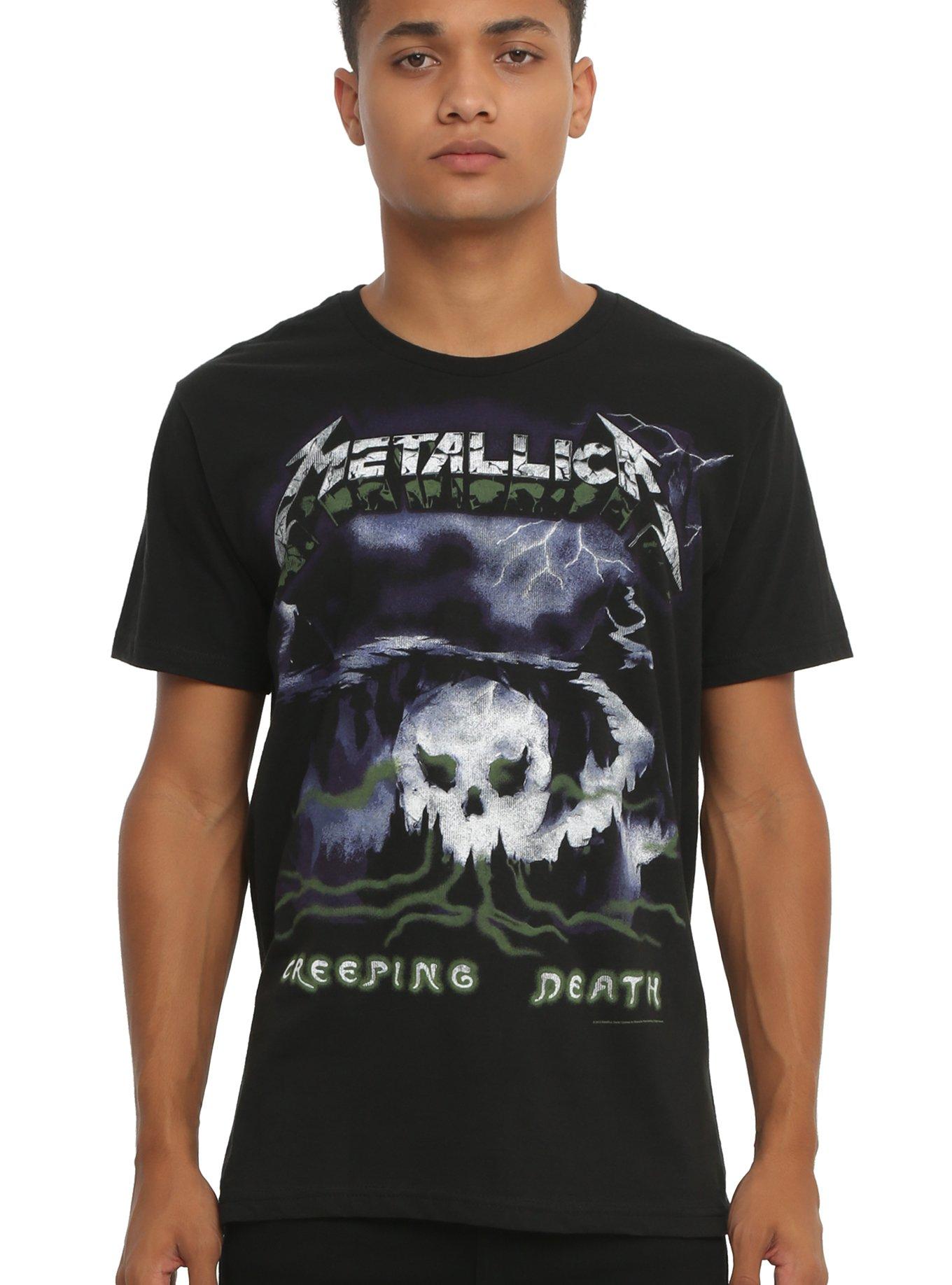 metallica hot topic shirt