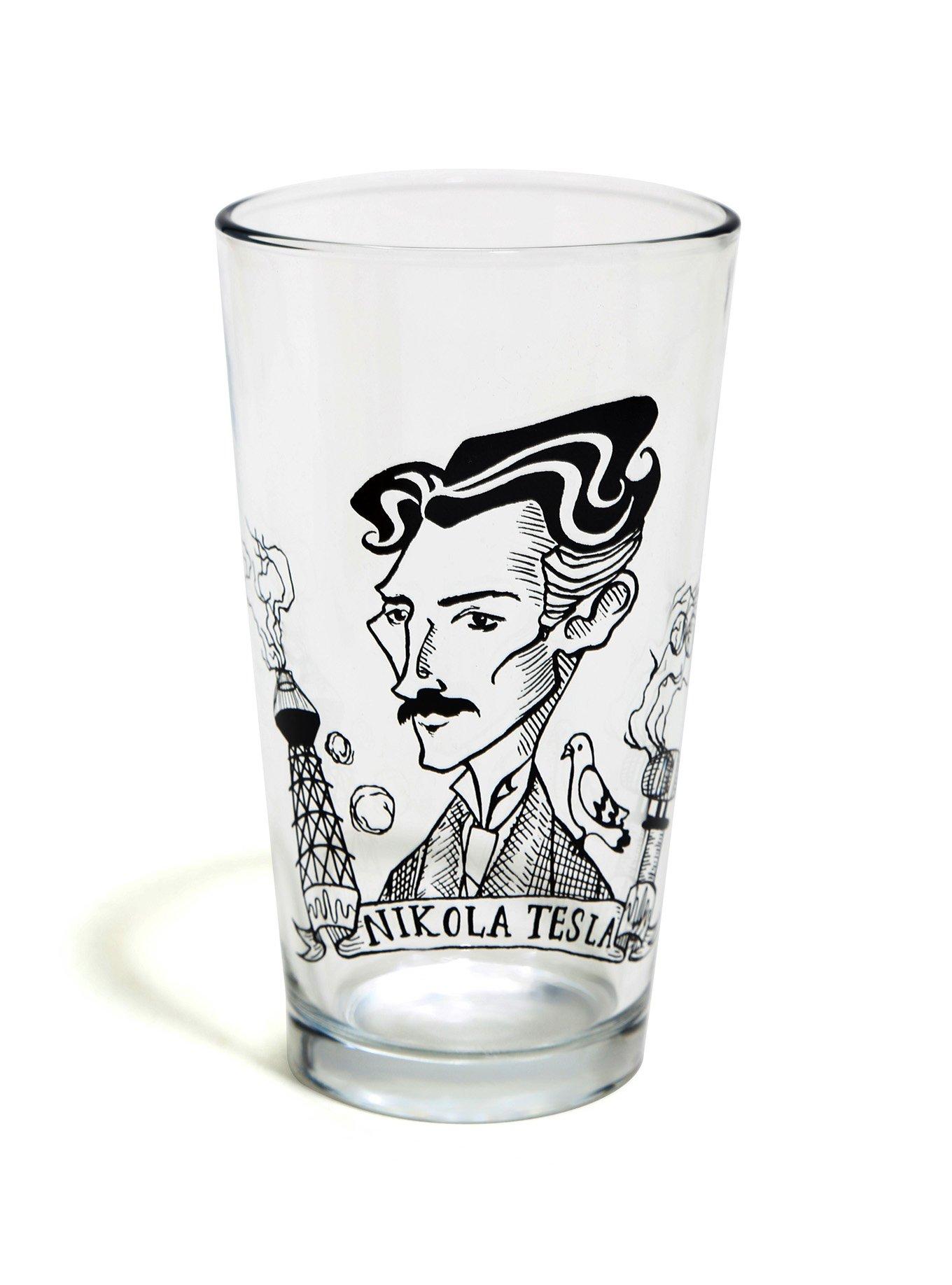 Nikola Tesla Pint Glass, , hi-res