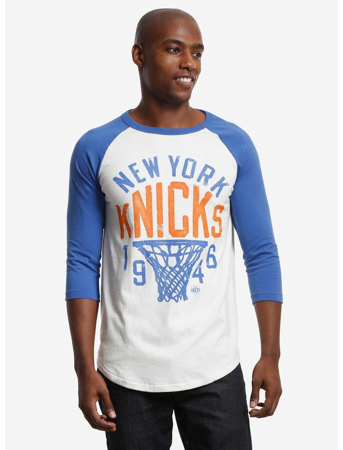 Junk Food NBA New York Knicks 1946 Raglan T-Shirt, MULTI, hi-res