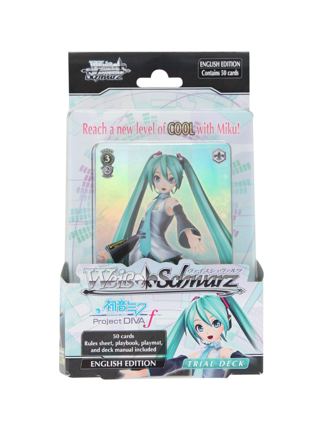 Hatsune Miku: Project Diva F Weiss Schwarz TCG Trial Deck | Hot Topic